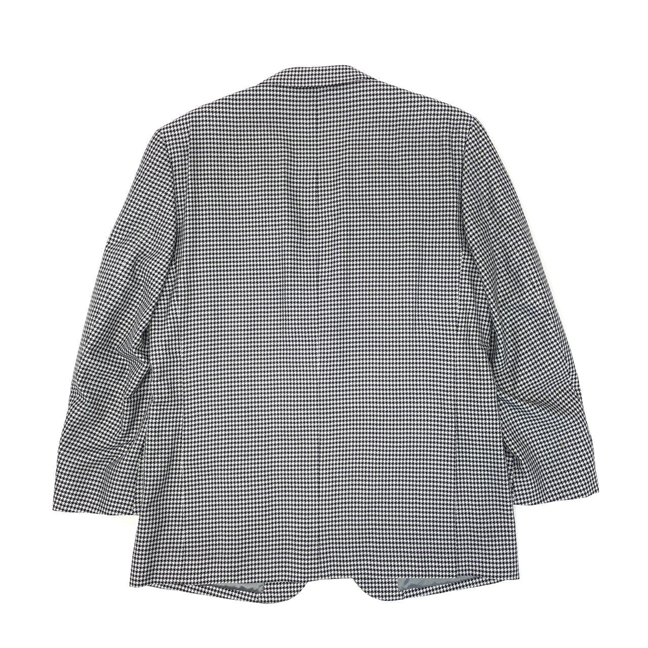 66l1 mila schon ミラショーン テーラードジャケット 2B 千鳥格子 ハウンドトゥース メンズ 紳士服 ブラック ホワイトu02t