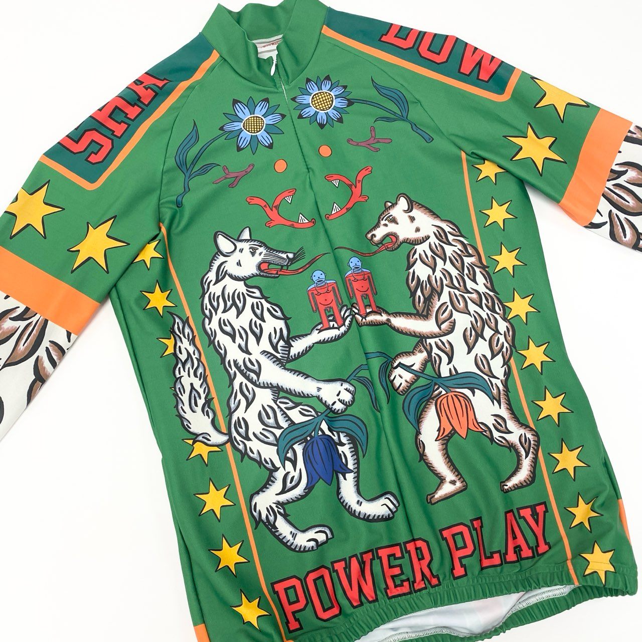 61k28 Walter Van Beirendonck ウォルターヴァンベイレンドンク サイクリングシャツ 長袖カットソー トップス M マルチカラー メンズ W＆LTu02t