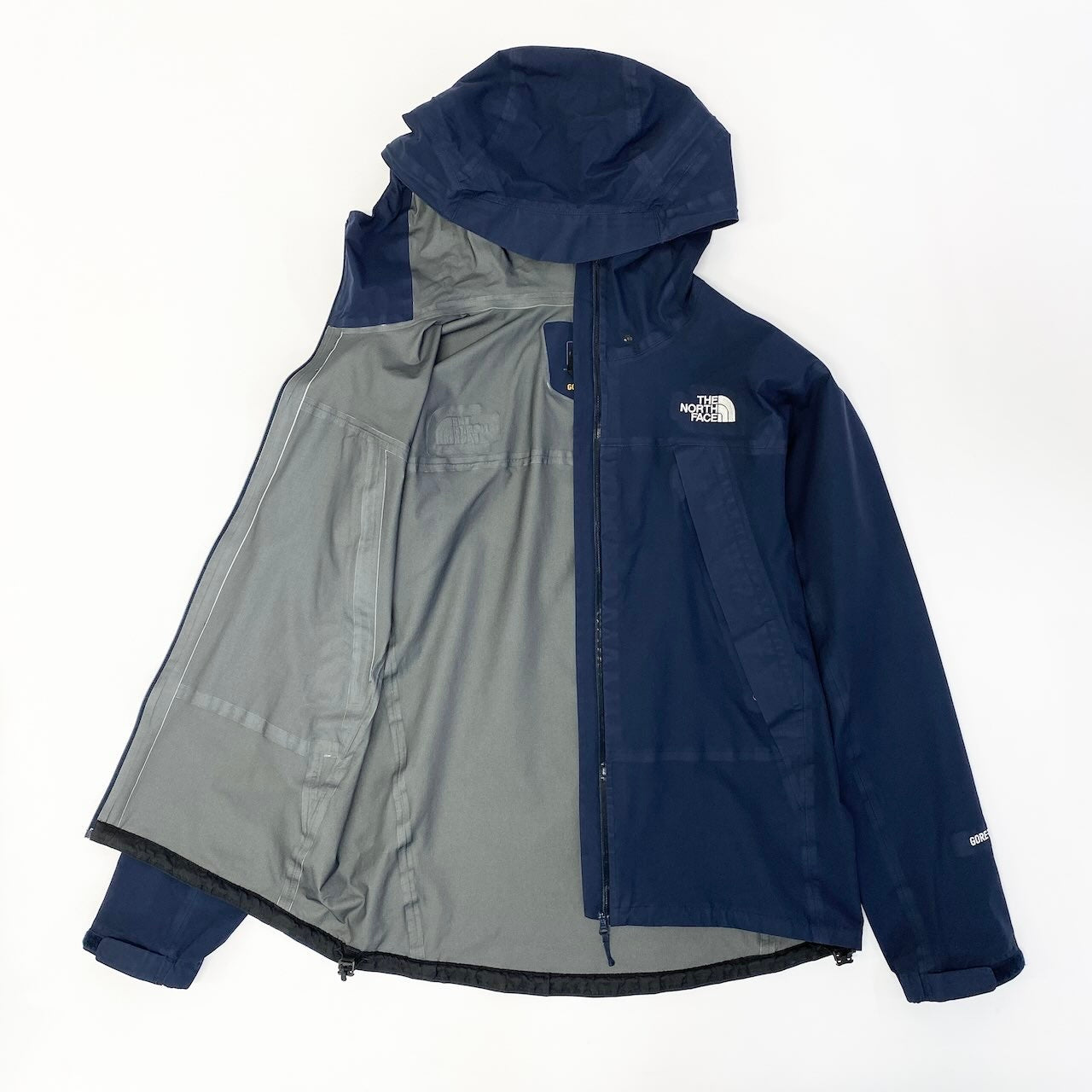 59c19 THE NORTH FACE ザノースフェイス クライムライトジャケット GORE-TEX素材 防水 軽量 アウトドア メンズ 男性用 M ネイビー ナイロン100％u02t