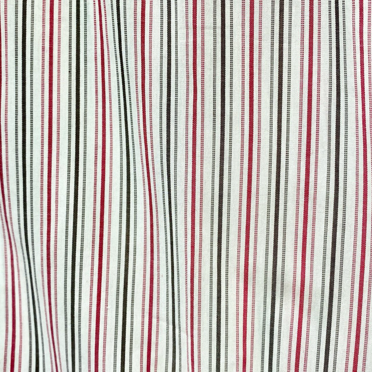 5c2 【未使用タグ付】 DOLCE&GABBANA ドルチェアンドガッパーナ Slim Fit ロングスリーブシャツ ストライプシャツ 伸縮ストレッチ ビジネス メンズ 紳士服 15/38 マルチカラーu02t