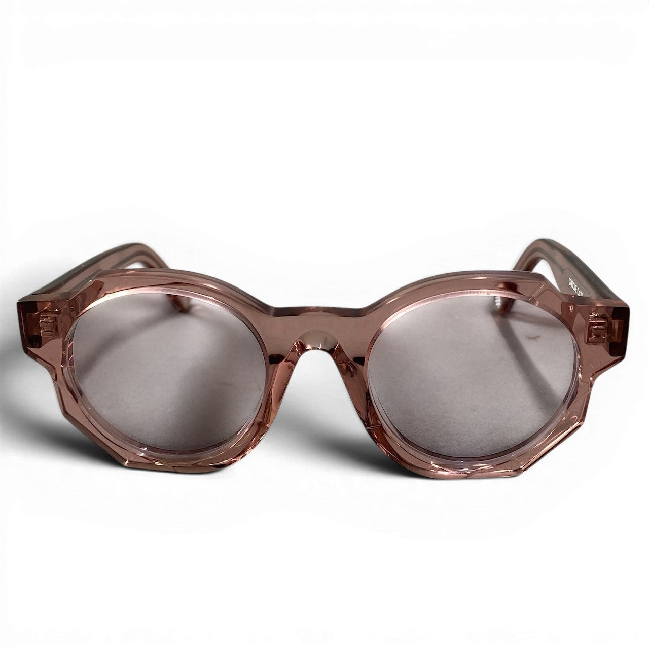 e4 OPHY オフィ EYEWEAR GROOVE アイウェア クリアフレーム 眼鏡 メガネ 48□21 145 クリアピンク メンズ 紳士用k02i