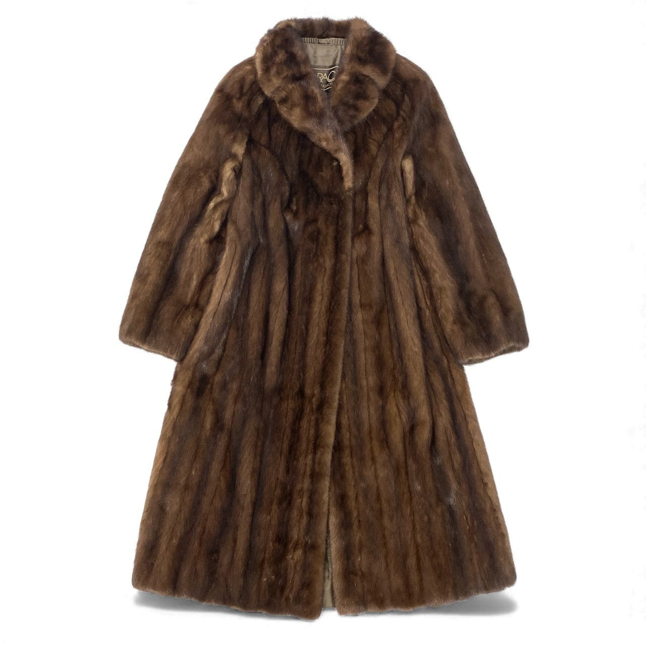 32k28 GRACE グレース デミバフミンク 着丈110cm 超ロングコート 11 ブラウン 本毛皮 MINK FUR リアルファーt18r