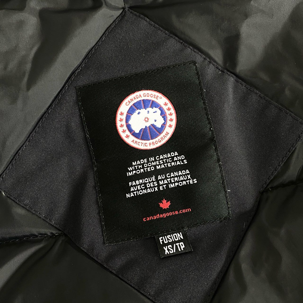 60i27 CANADA GOOSE カナダグース CHATEAU PARKA シャトーパーカ ダウンジャケット ダウンコート 3426MA サイズXS ブラック メンズ