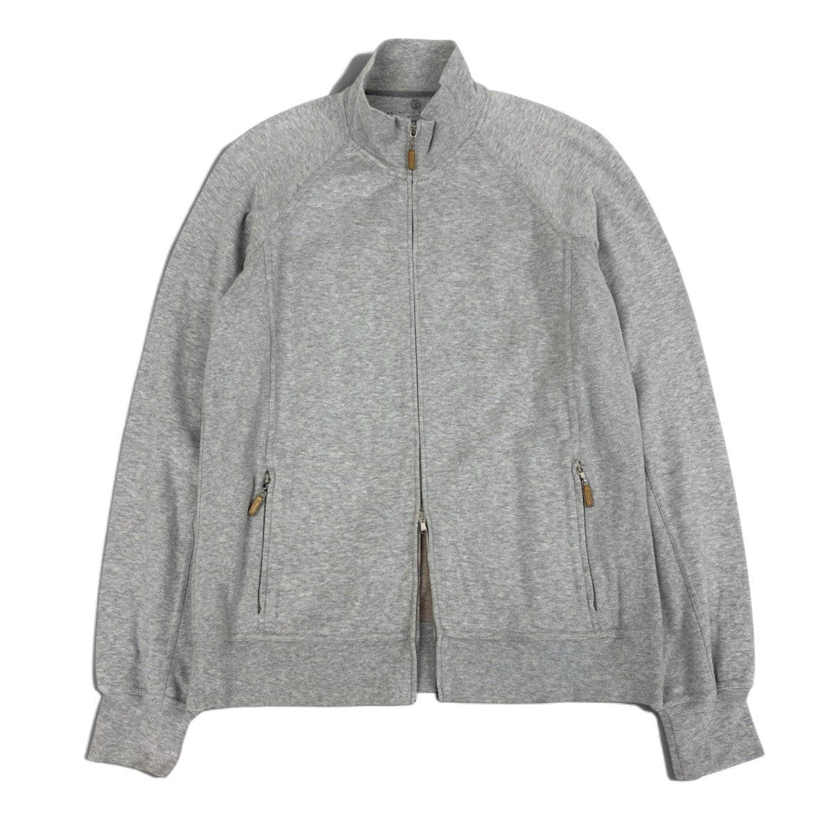 5i30 BRUNELLO CUCINELLI ブルネロクチネリ ハイネック ジップアップパーカー ジャケット イタリア製 羽織 DE92893 REGULAR FIT グレー メンズ 男性用u02t
