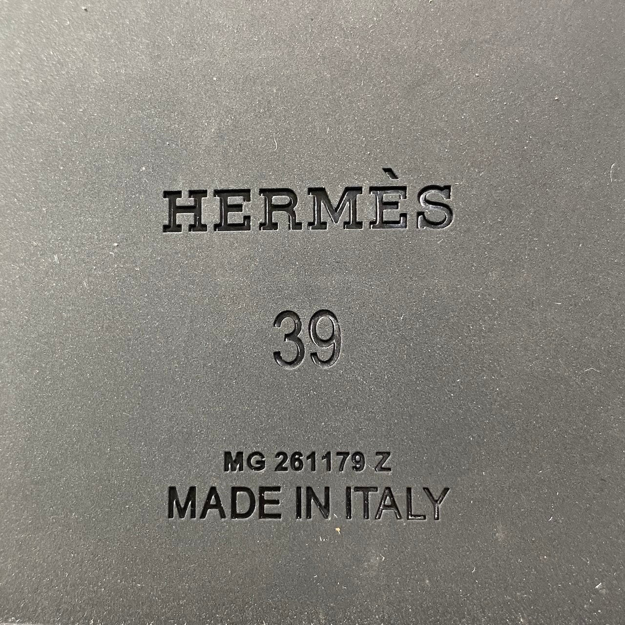 g1【未使用保管品】HERMES エルメス ミコノス サンダル ビーチサンダル サイズ39 ブラック レディースk02i