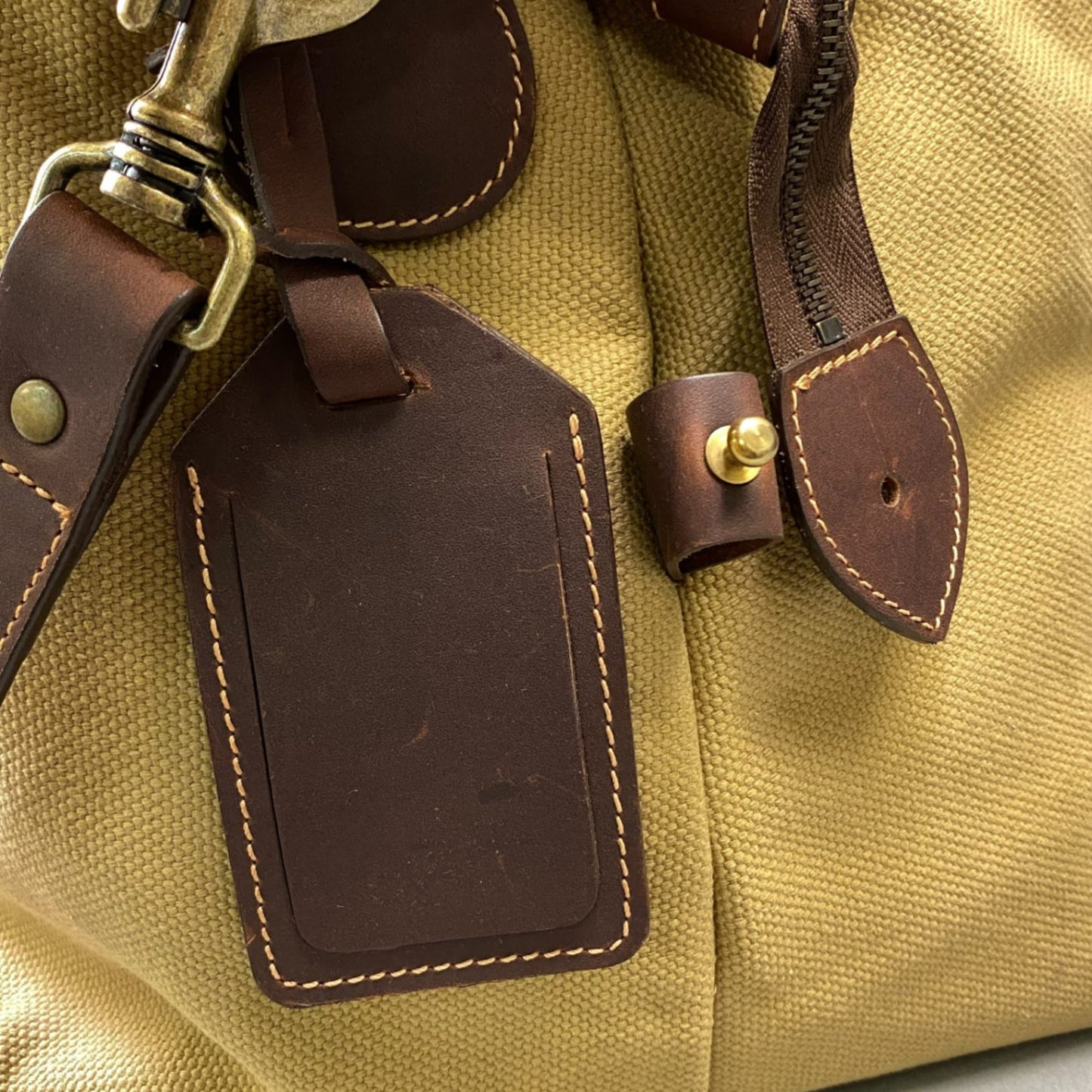 BL10 TUSTING タスティング 2WAY ボストンバッグ キャンバスバッグ 鞄 ベージュ ブラウン メンズk02i