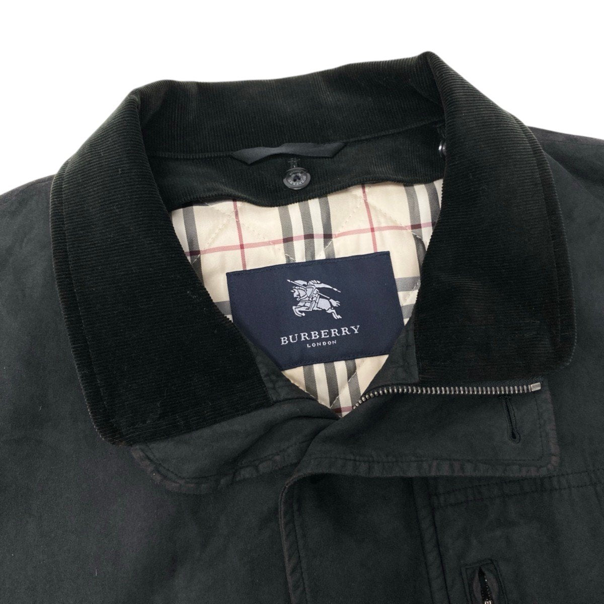 93h3 BURBERRY LONDON バーバリー ロンドン ライナー付き コート ジャケット ノバチェック BBN09-112-09 Lサイズ ブラック メンズo07t