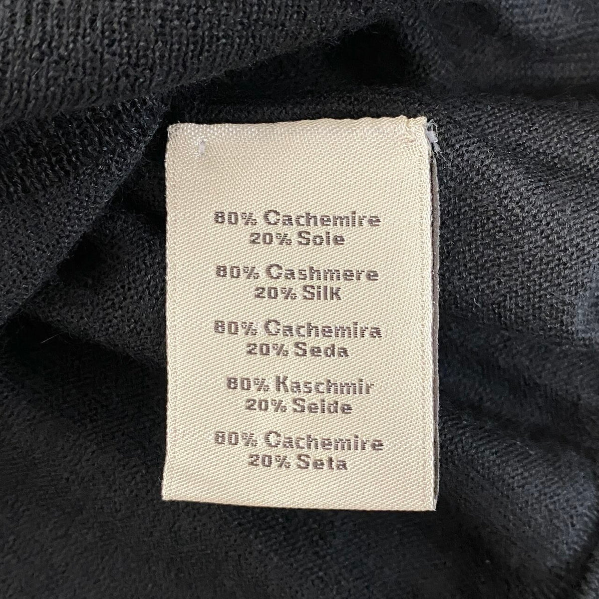 47j16 【未使用】 HERMES エルメス カシミヤブレンド タートルネック ニットセーター サイズXL ブラック メンズu02t