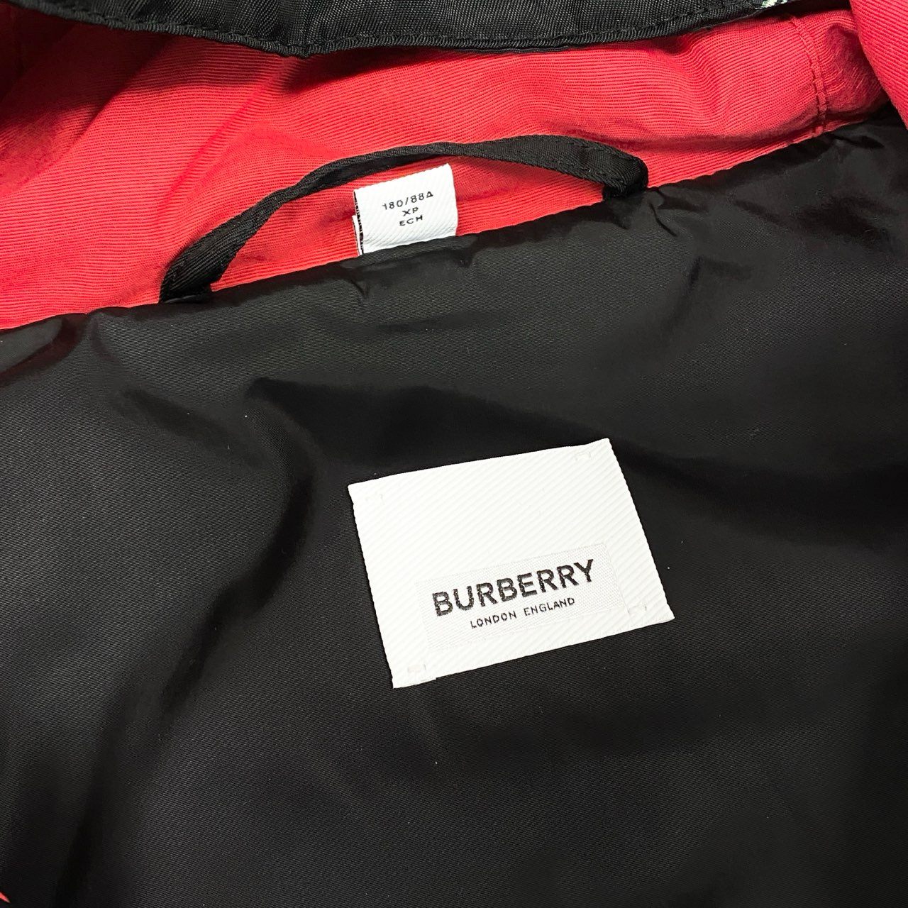 78a4 《美品》 BURBERRY バーバリー フローラルパテッドジャケット 8042697 XS ブラック 花柄 フラワー