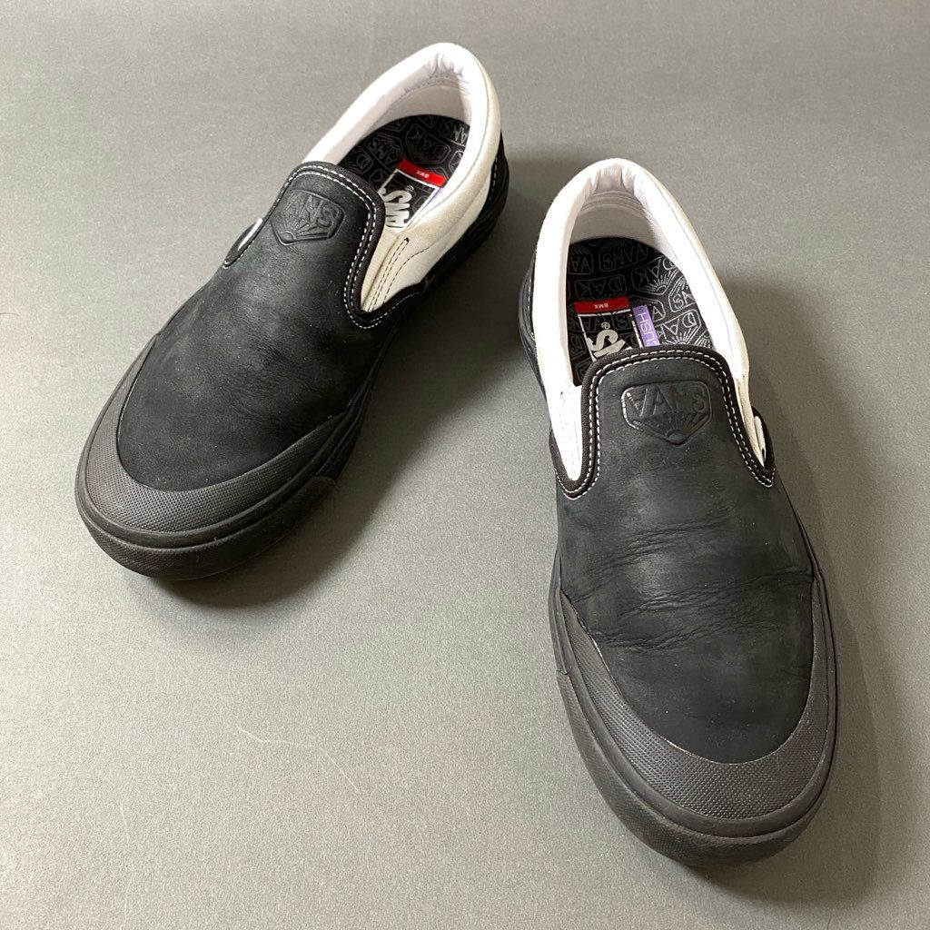 4f29 VANS ヴァンズ BMX SLIP ON ビーエムエックス スリッポン DAKOTA ROCHE ダコタ ローシュ 28cm レザー スニーカー SKATE BOARDING