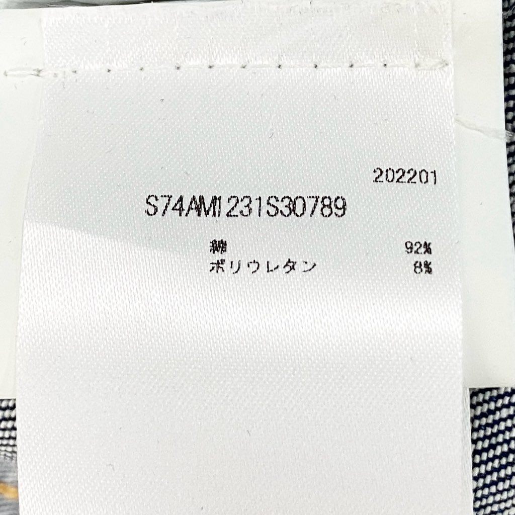 14a15 DSQUARED2 ディースクエアード イタリア製 DAN JEAN JACKET デニムジャケット ダメージ ペイント加工 メンズ 紳士服 S74AM1027 / S30342 46 インディゴブルーu02t