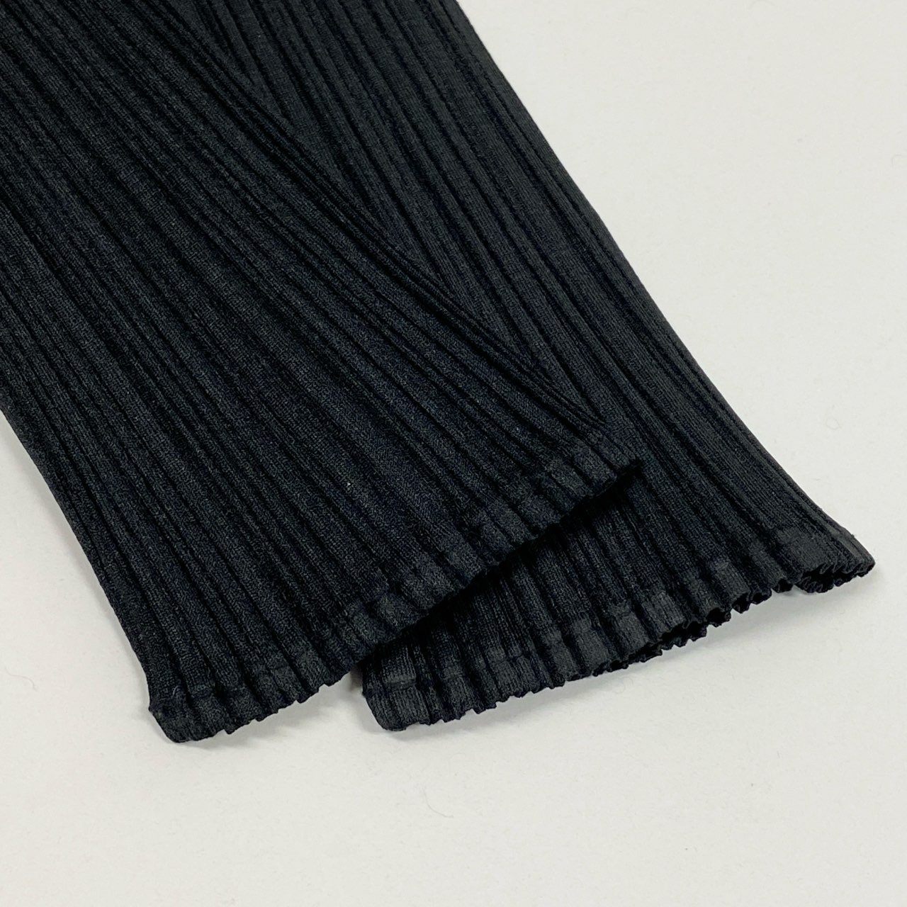 Ab11【美品】PLEATS PLEASE プリーツプリーズ プリーツロングカーディガン ロングコートカーディガン PP61-JG605 2サイズ ブラック ポリエステル100％ レディース 女性用k02i