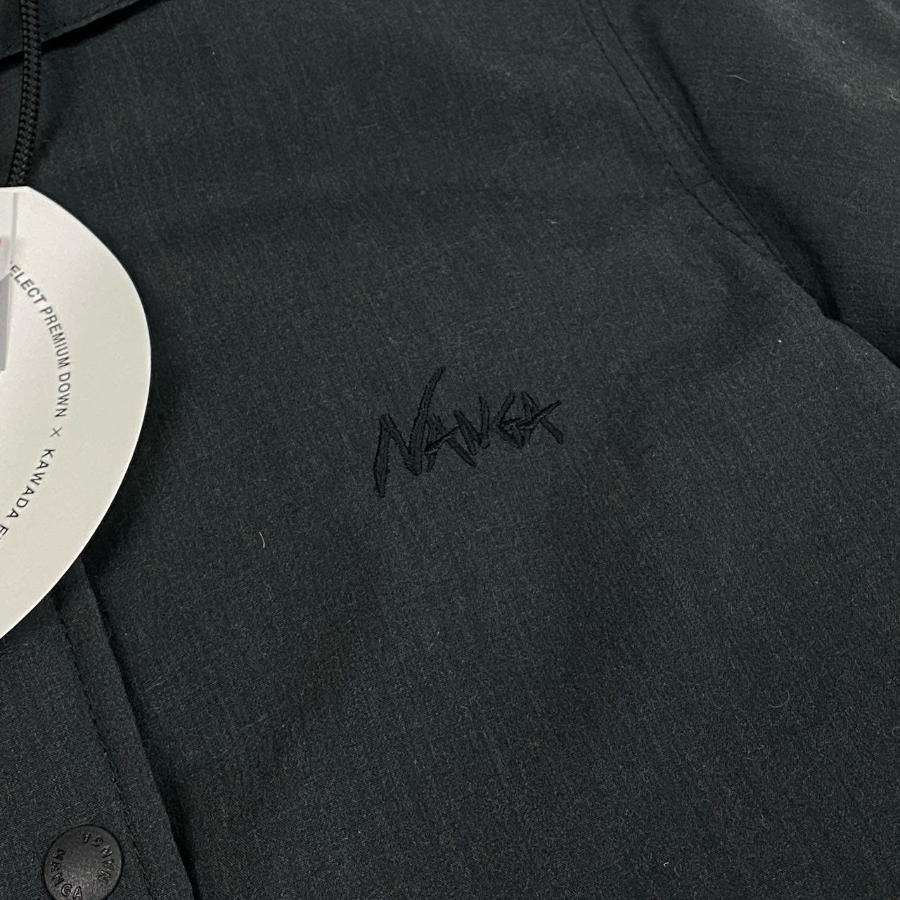 23a27【未使用タグ付】 NANGA ナンガ HINOC DOWN JACKET W ヒノック ダウンジャケット ウィメンズ フード取り外し可 2way アウトドア キャンプ レディース サイズＳ チャコールu02t