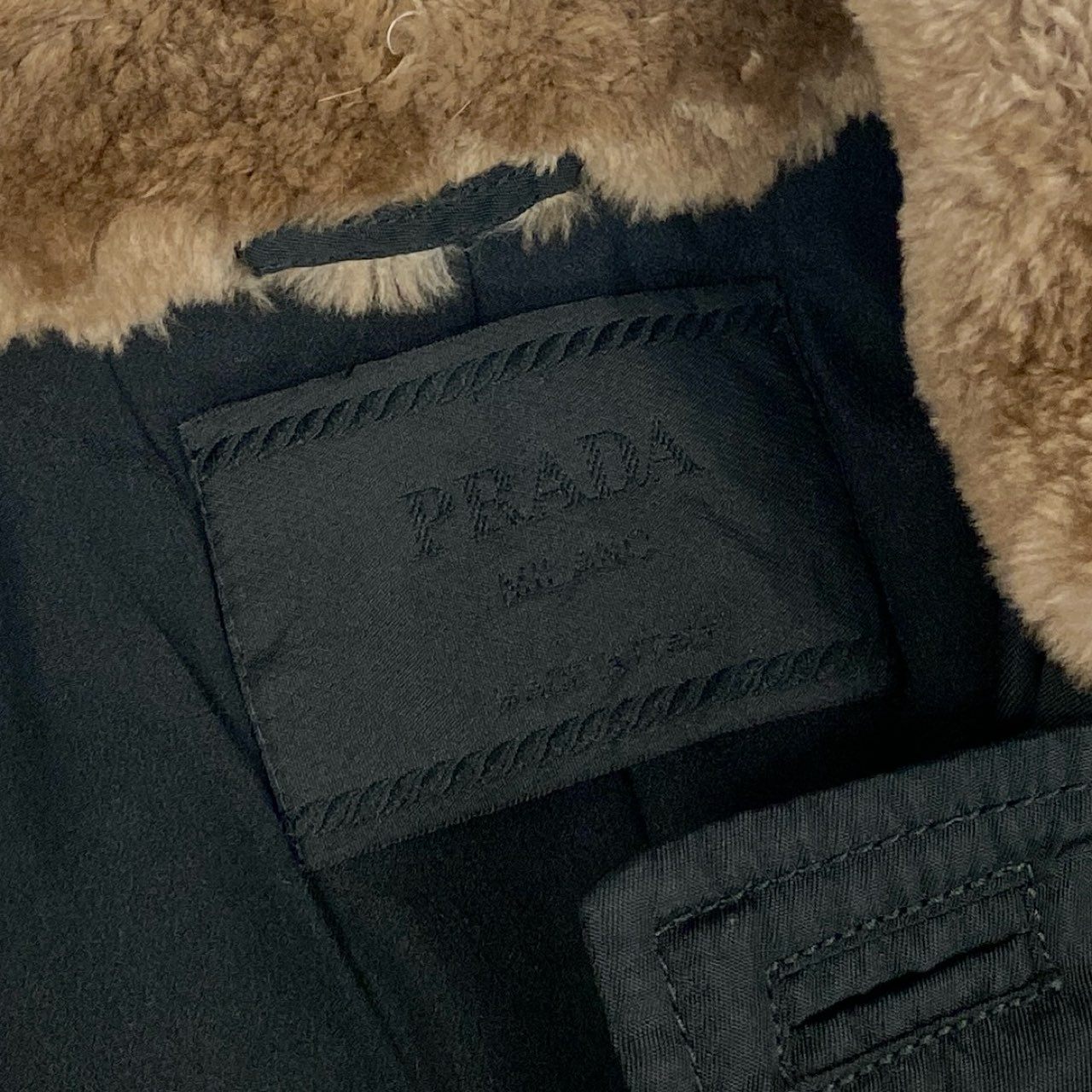 1L27 Vintage Prada ヴィンテージ プラダ Shearling Color シアリングカラー Pocono Trench Coat トレンチコート M レディース 女性用k02i