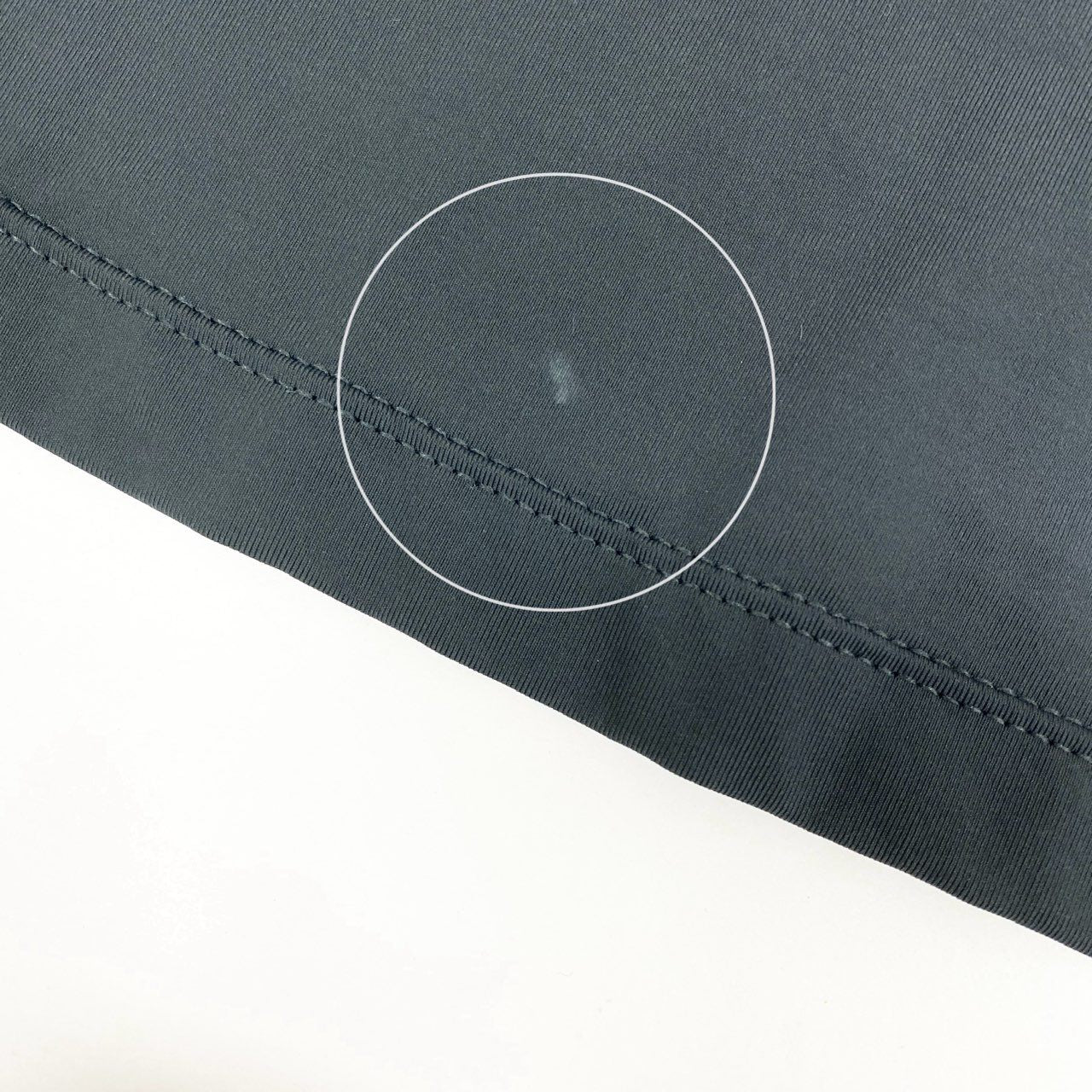 52b10 【美品】MOSCHINO モスキーノ ストレッチロングスリーブTシャツ スクエアネック エンボスロゴ 44サイズ グレー レディース 女性用u02t