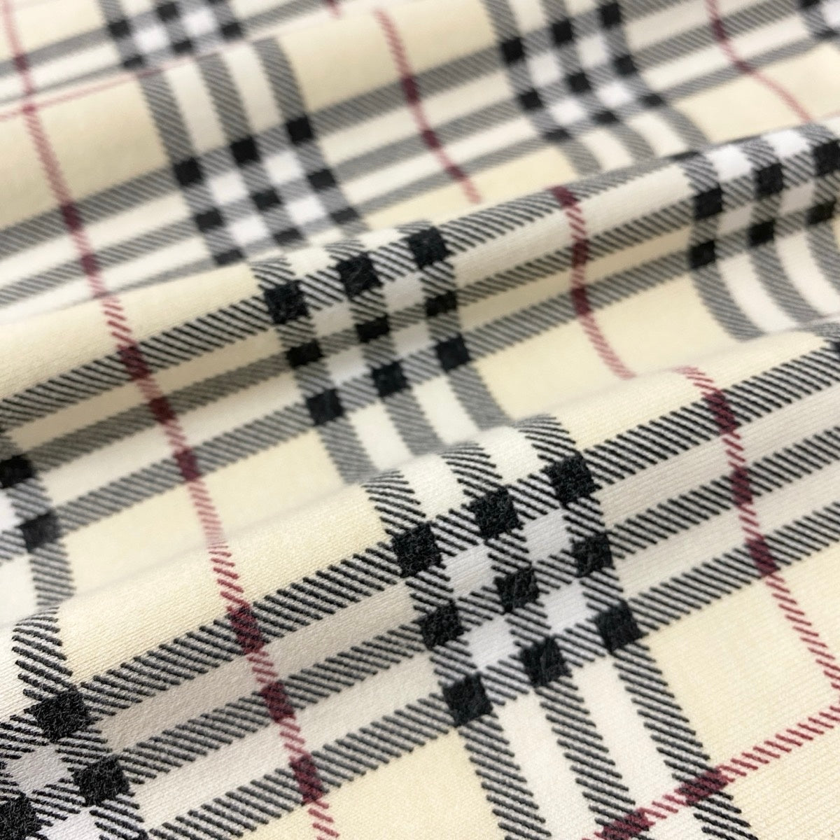 3f17 BURBERRY LONDON バーバリーロンドン ノバチェック ホース刺繍 長袖カットソー ロンT 40 ライトベージュ コットン レディースo07t