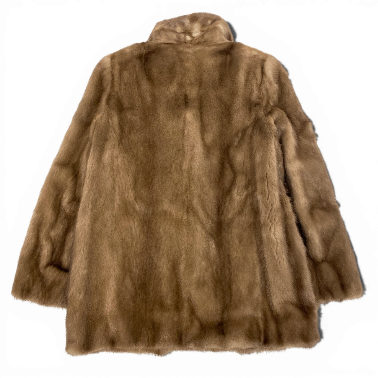 7b22 ROTINY パステルミンク ファーコート サイズ11 ブラウン 本毛皮 Pastel Mink Fur Coatt18r
