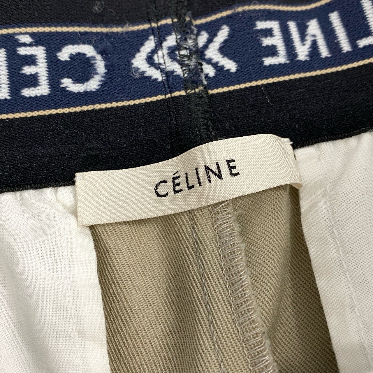 d7 【美品】CELINE セリーヌ フィービー期 ワイドパンツ Phoebe Philo