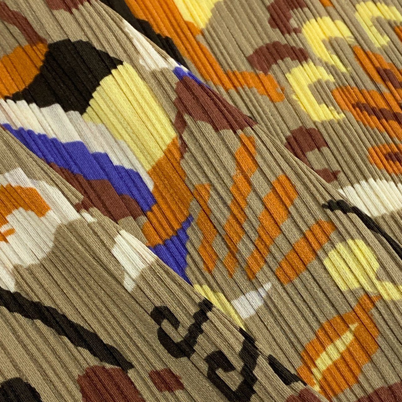 41i26 PLEATS PLEASE プリーツプリーズ イッセイミヤケ ノースリーブワンピース ロングワンピース 太陽 孔雀 山羊 PP63-JH585 サイズ3 マルチカラー ポリエステル レディースu02t