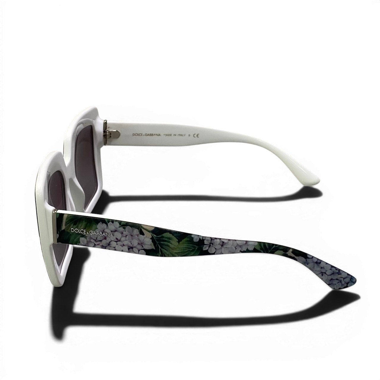 e13 DOLCE&GABBANA ドルチェアンドガッバーナ フラワーフレーム サングラス DG4310 52□21 パープル ホワイト D&G ドルガバ アイウェアt18r