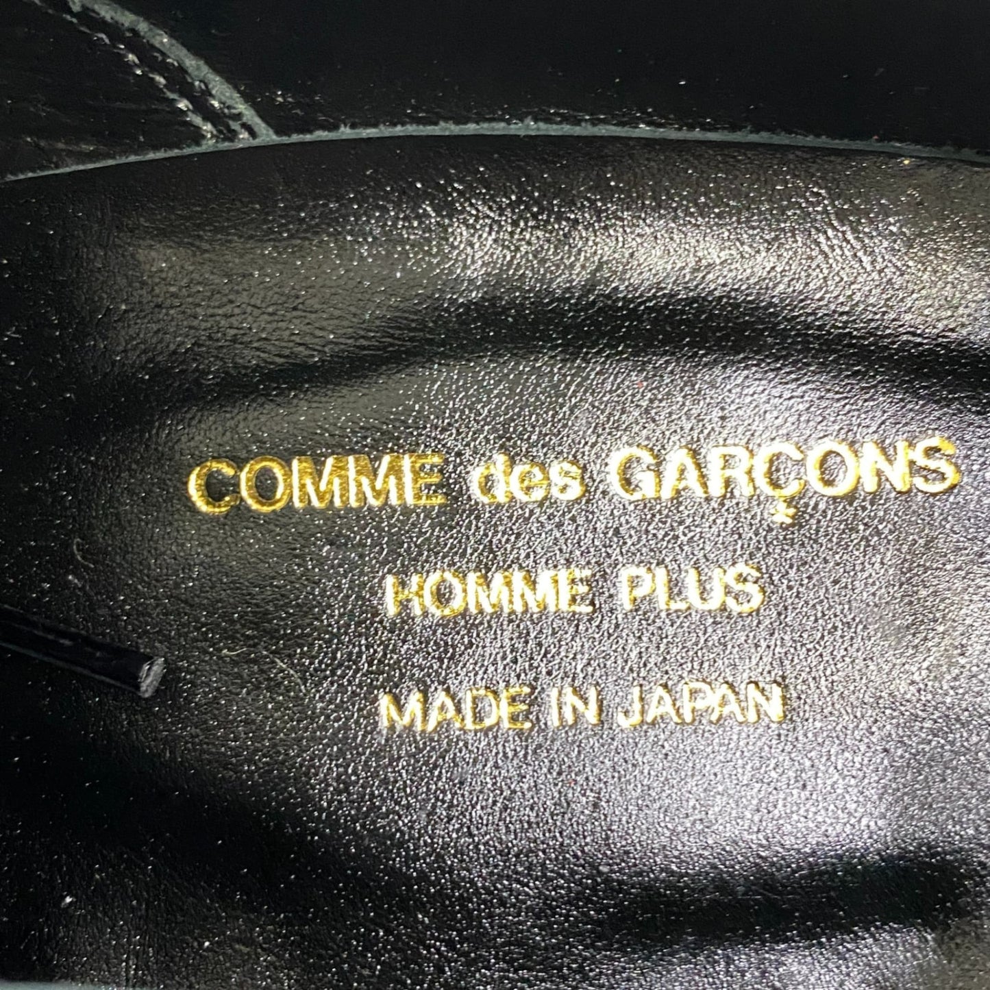 L11 COMME des GARCONS HOMME PLUS コムデギャルソン オムプリュス 17SS KING IS NAKED 裸の王様 サイズ24 ペイント加工 革靴 レザーシューズk02i