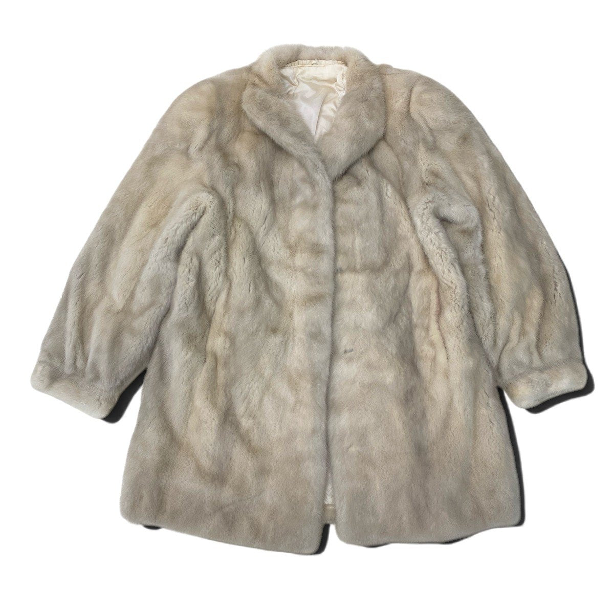 93i19 THE AMERICAN FUR AWARDS パールミンク ファーコート AMERICAN ULTRA F ホワイト 最高級本毛皮 Pearl Mink Fur Coatt18r