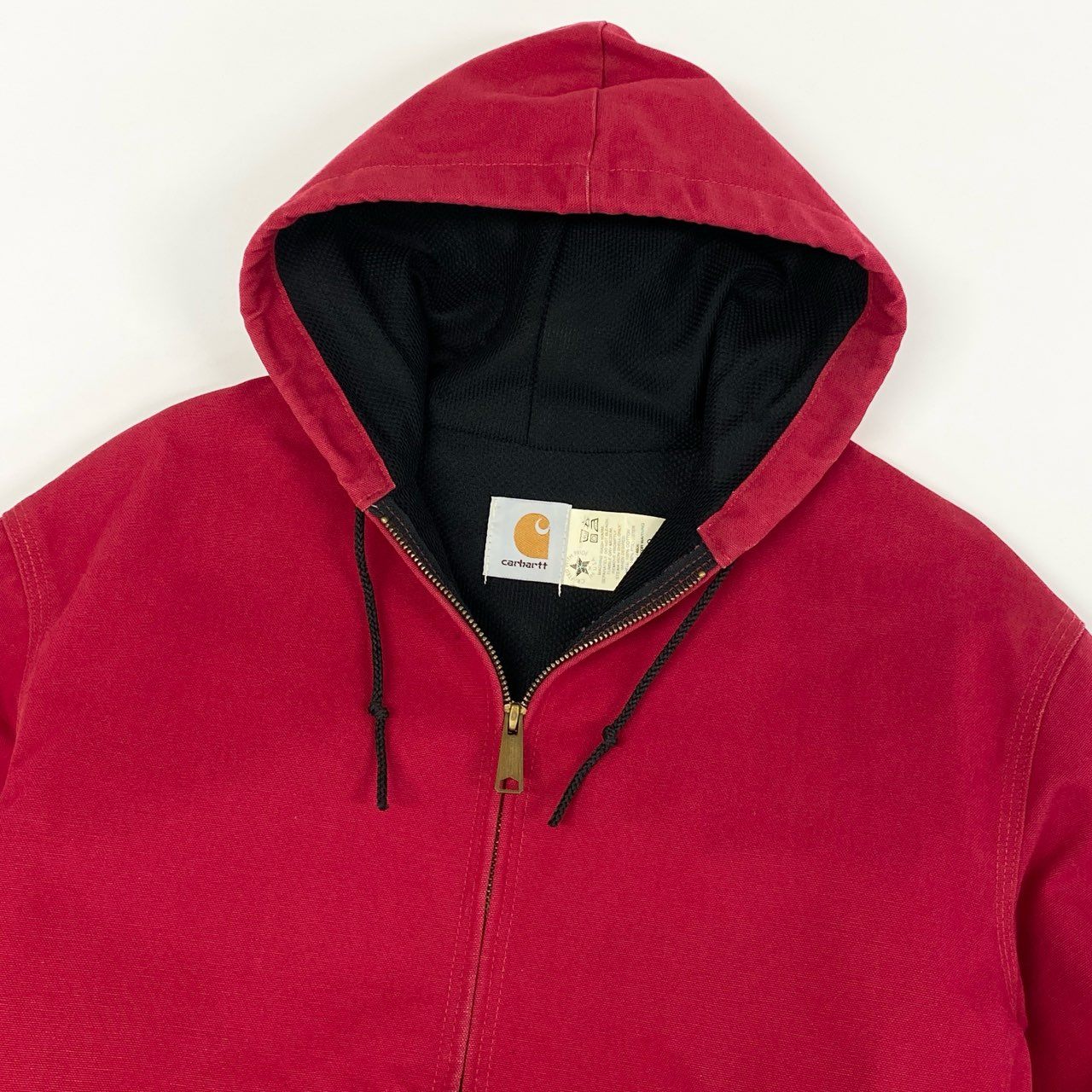 68g10 Carhartt カーハート Active Jacket アクティブジャケット ブルゾン JR100 L レッド コットン メンズ