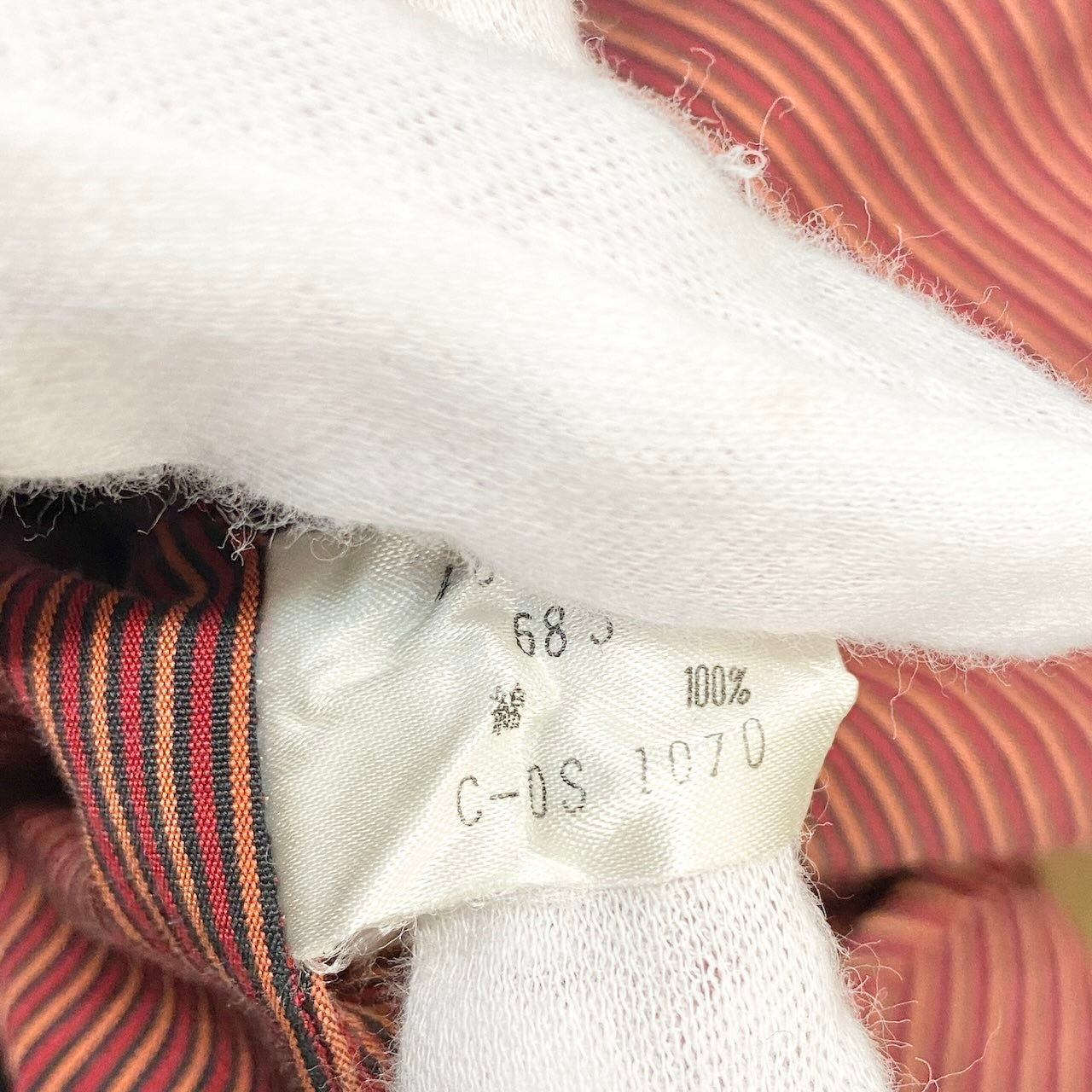 22f17 Paul Smith ポールスミス ロングスリーブシャツ ストライプ柄 サイズM マルチカラー コットン100％ メンズ 紳士服o07t