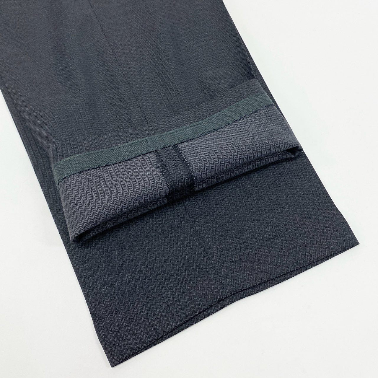 17k9 Salvatore Ferragamo サルヴァトーレ フェラガモ イタリア製 セットアップ スーツ ビジネス フォーマル ジャケット パンツ 48 ダークグレー ウール メンズo07t