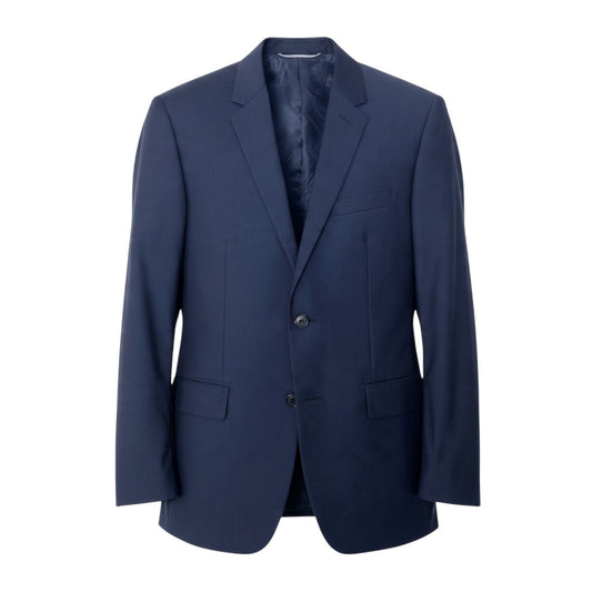 18j16 DIOR ディオール テーラードジャケット シングル 2B サイズ46C ネイビー ウール100％ メンズu02t