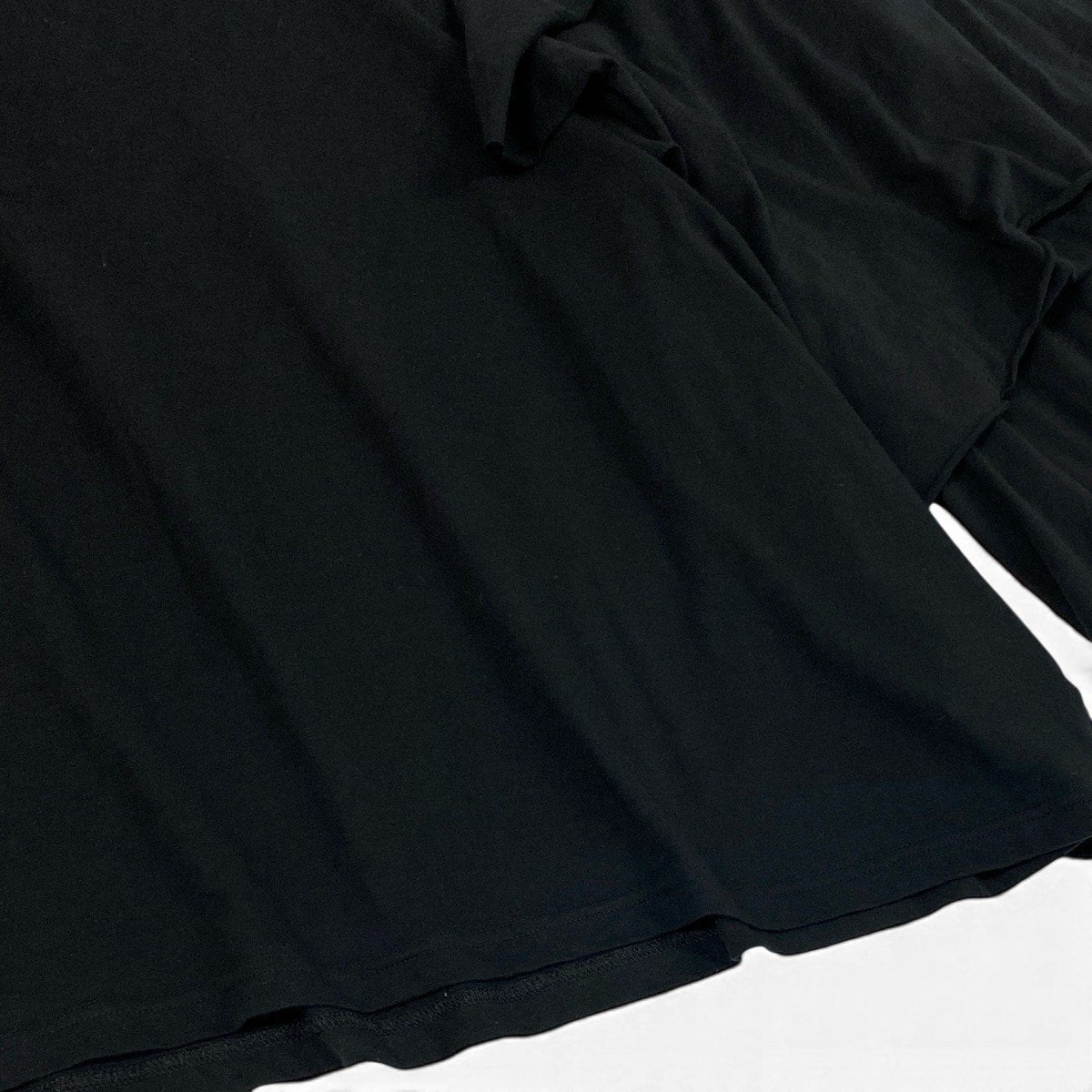Af4 Yohji Yamamoto ヨウジヤマモト オーバーサイズ フリルカットソー Over Size Frill T-Shirt サイズ2 ブラック 山本耀司t18r