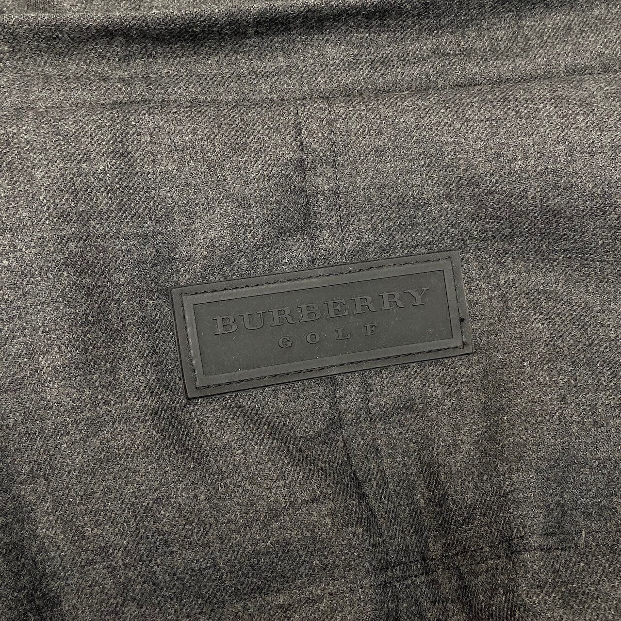 22e7 BURBERRY GOLF バーバリーゴルフ ゴルフウェア ダウンジャケット アウター フォックスファー E6F65-491-08 サイズ1 グレー レディース女性服u02t