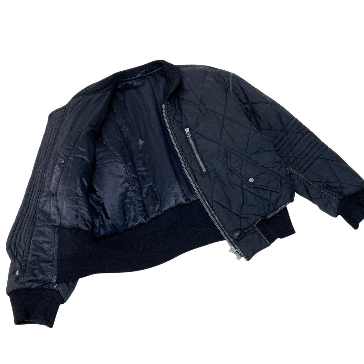 44h18 ISSEY MIYAKE イッセイミヤケ  AW1993 アーカイブ ボンバージャケット ブラック Archive Y2K 90'st18r