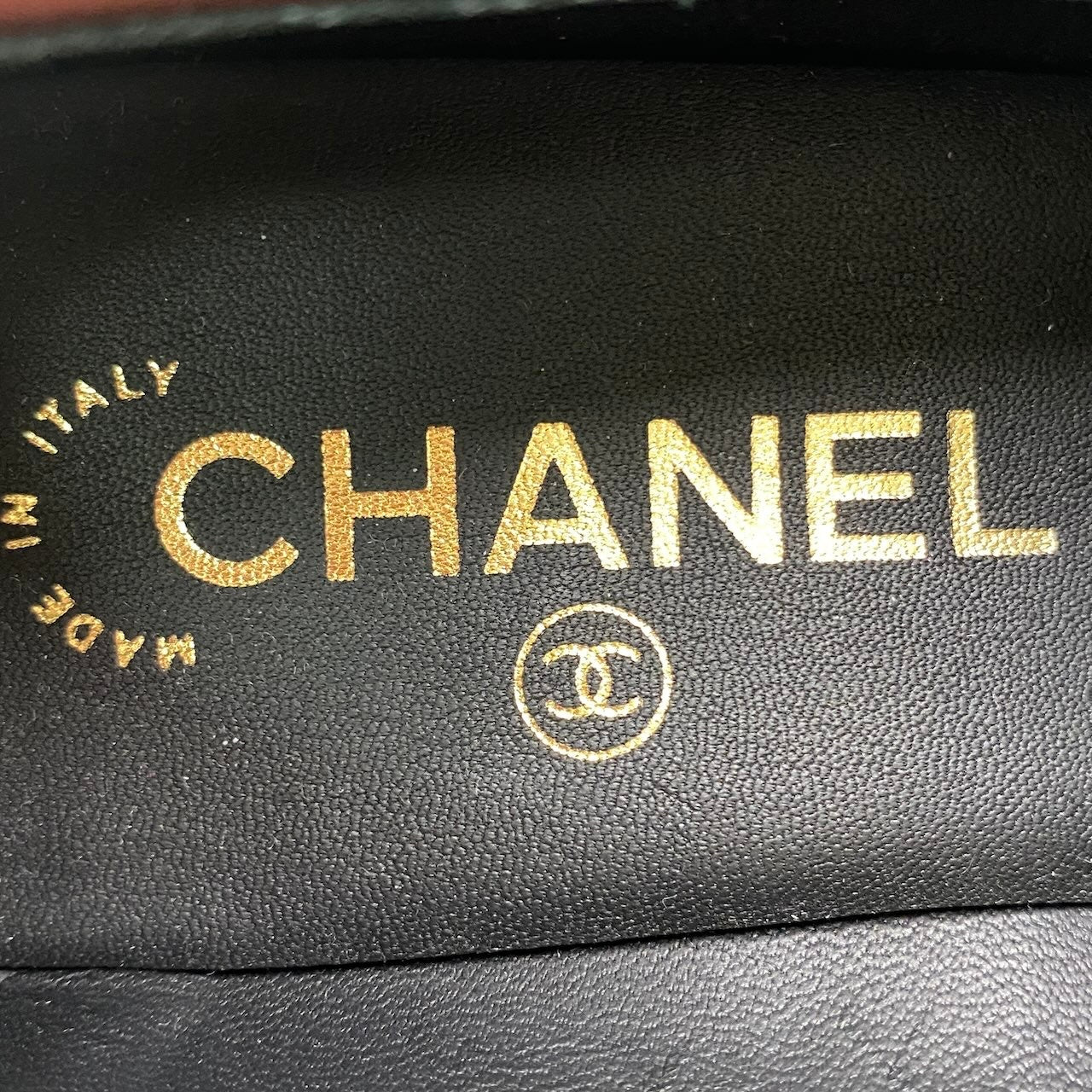 g14【極美品】CHANEL ココマーク ローファー イタリア製 G36717 36C ブラウン ブラック レザー レディース 女性用k02i