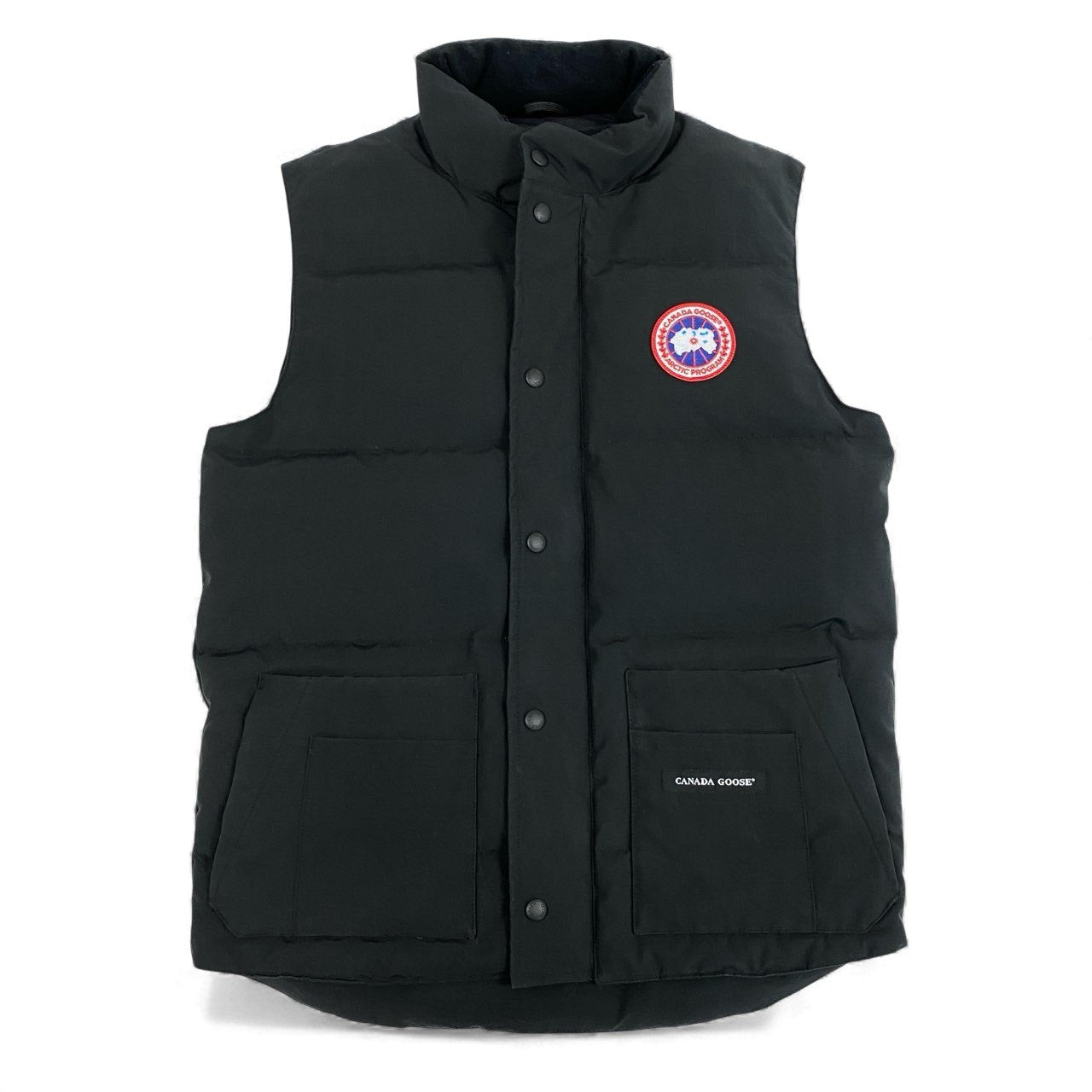 39L15 CANADA GOOSE カナダグース フリースタイル クルー ベスト ダウンベスト ダウンジャケット 4154M Sサイズ ブラック メンズo07t