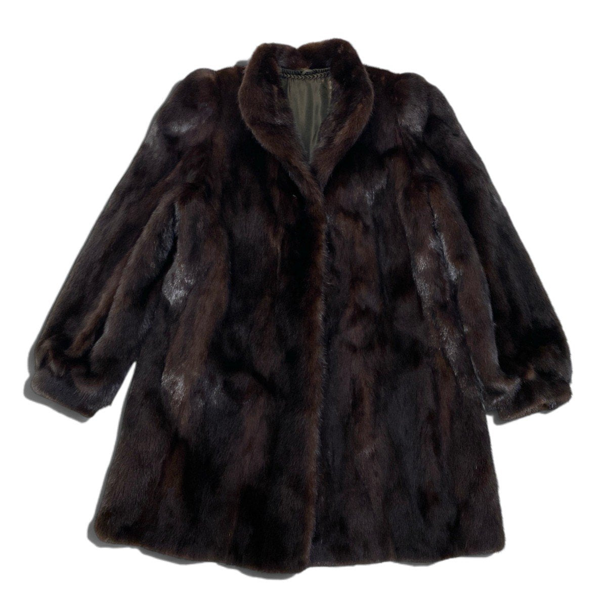 61i24 SAGA MINK サガミンク マホガニーミンク ロングコート サイズ11 ダークブラウン 最高級本毛皮 Mink Fur Long Coat リアルファーt18r