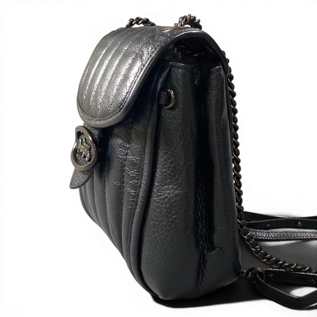g9 COACH コーチ チェーンミニリュック  Chain Mini Backpack 79243 ブラック Blackt18r