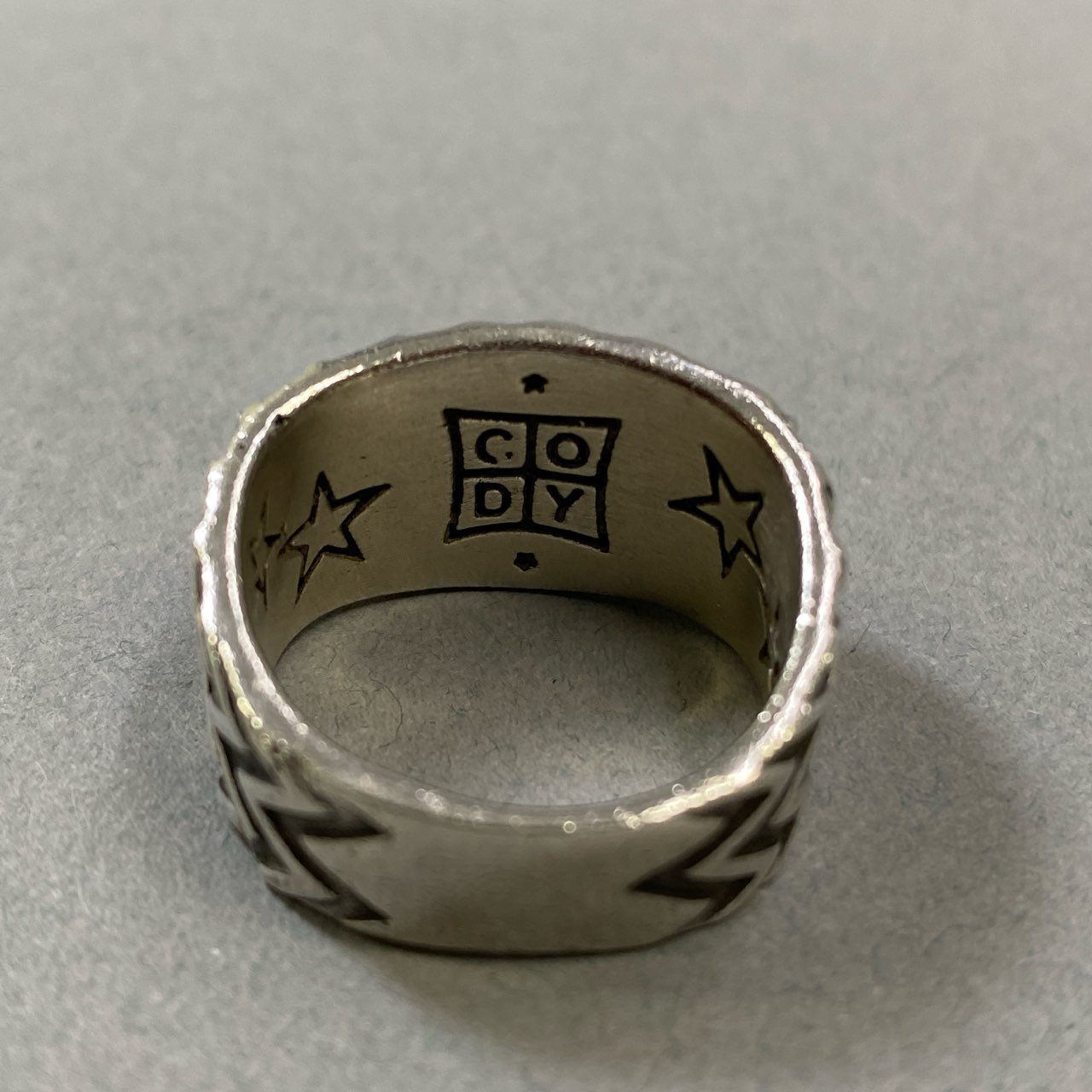 j6 CODY SANDERSON コディサンダーソン Wave Gear 3 Stars Ring インディアンジュエリー リング シルバー 925 Silver Indian Jewelry 保存袋付きt18r