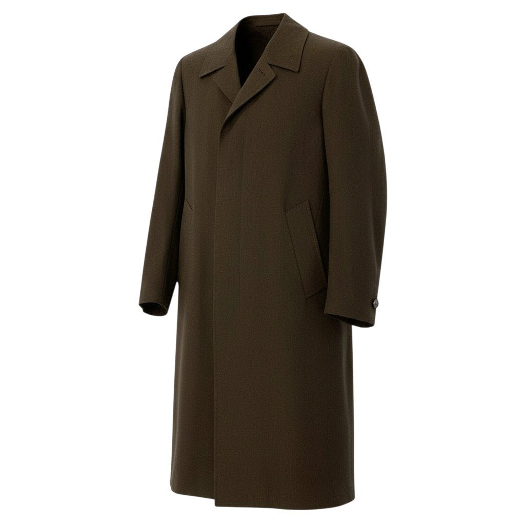 85a16 CARUSO カルーゾ betterfly ZERO COAT ゼロコート バルカラーコート サイズ50/R ブラウン メンズ 男性用 アウターk02i