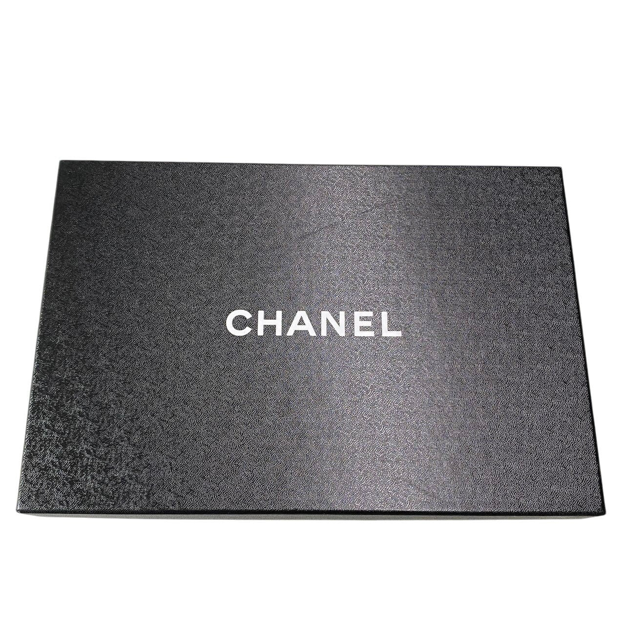《極美品》 CHANEL シャネル マトラッセ ターンロック ローファー CC Quilted Turnlock Loafer G36646 38 1/2 ブラック 箱付きt18r
