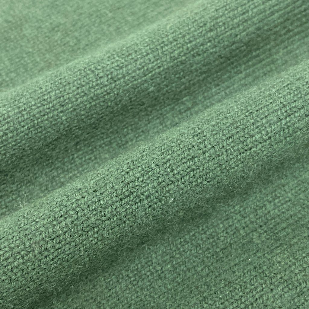 5L22【美品】 BALLANTYNE バランタイン クルーネックセーター ニット スコットランド製 ヴィンテージ 44 グリーン カシミヤ100％ メンズ 男性用k02i