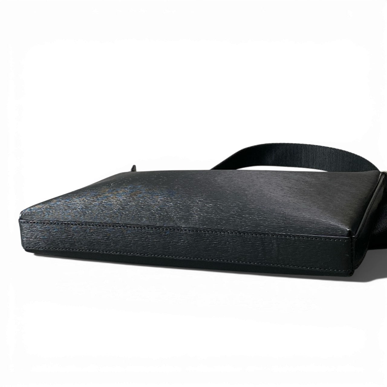 ha6《美品》 Paul Smith ポールスミス レザー クロスボディバッグ ブラック ショルダーバッグ サコッシュ 斜め掛け カバン 鞄t18r