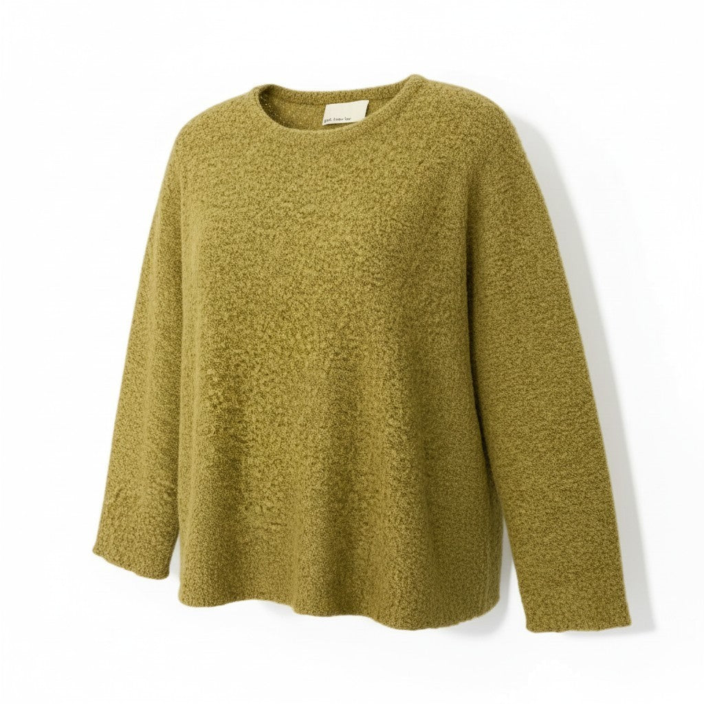 77b27 pet-tree-kor ペットツリーコア ニット セーター トップス 46 イエロー系 メンズu02t