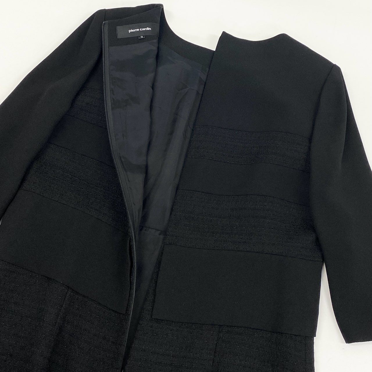 78i10 pierre cardin ピエールカルダン ジャケット ワンピース アンサンブル セットアップ ブラックフォーマル 東京ソワール 11 ブラック レディース 日本製o07t