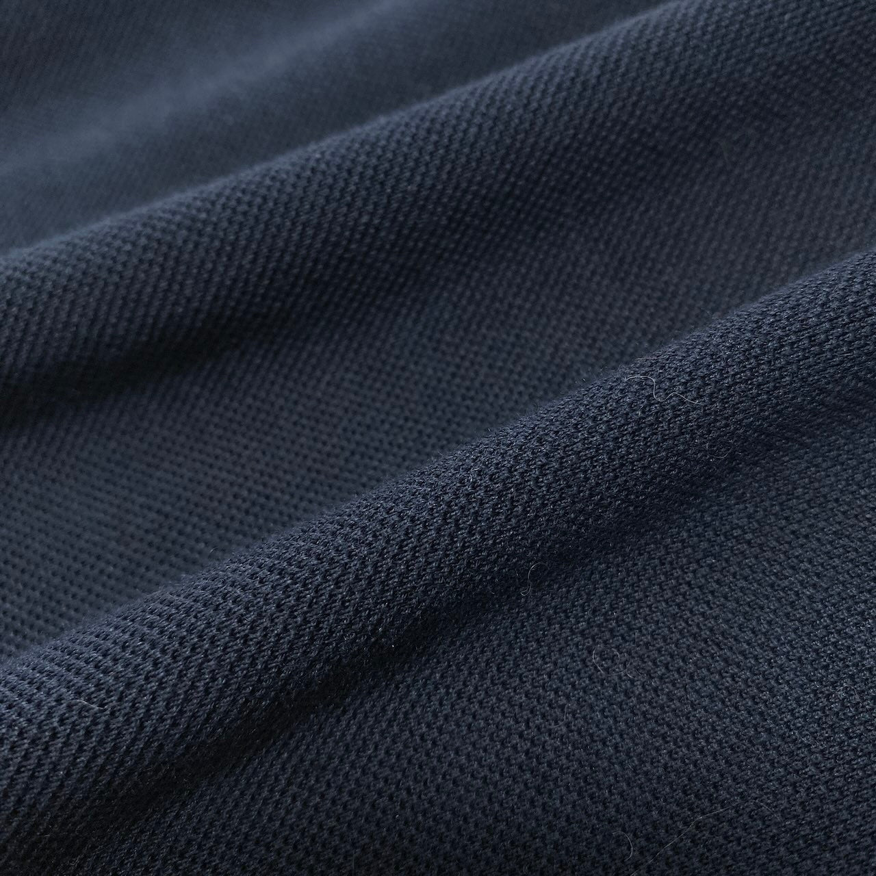 22e7 GIORGIO ARMANI ジョルジオアルマーニ オープンカラー ニットカットソー 半袖 トップス ポケットロゴ刺繡 シルクブレンド サイズ46 ネイビー メンズ 紳士服u02t