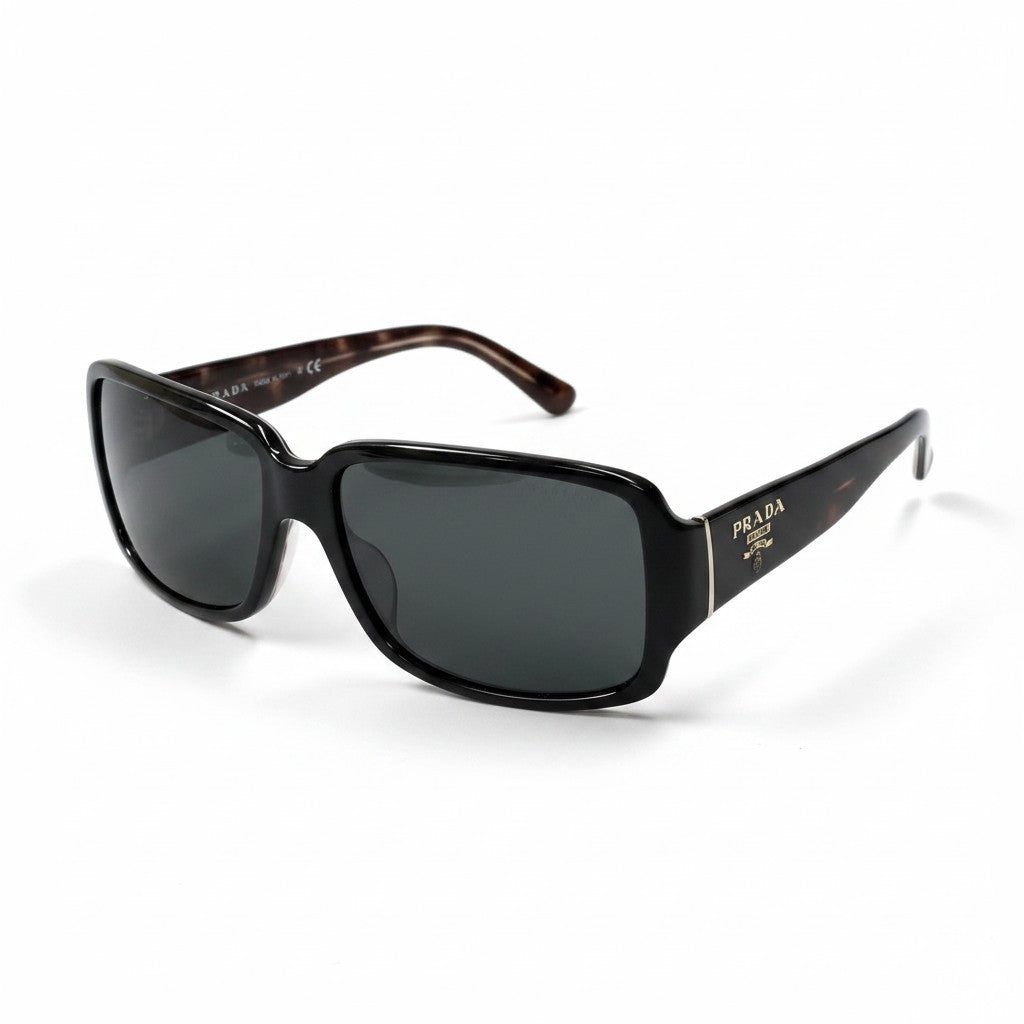 e26 PRADA プラダ サイドアイコン サングラス Side Logo Icon Sunglasses ブラック アイウェア メガネ 眼鏡t18r