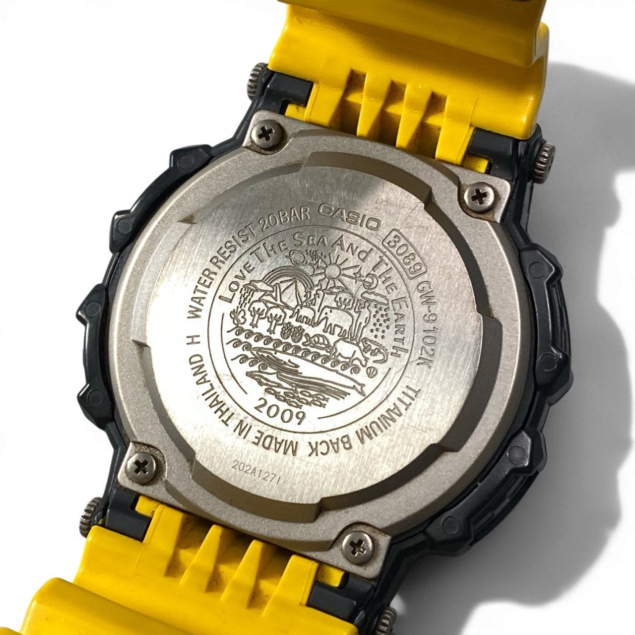 c23 【稼働品】CASIO G-SHOCK カシオ Gショック GW-9102K イエロー 腕時計イルクジ ガルフマン2009 メンズ デジタルウォッチk02i