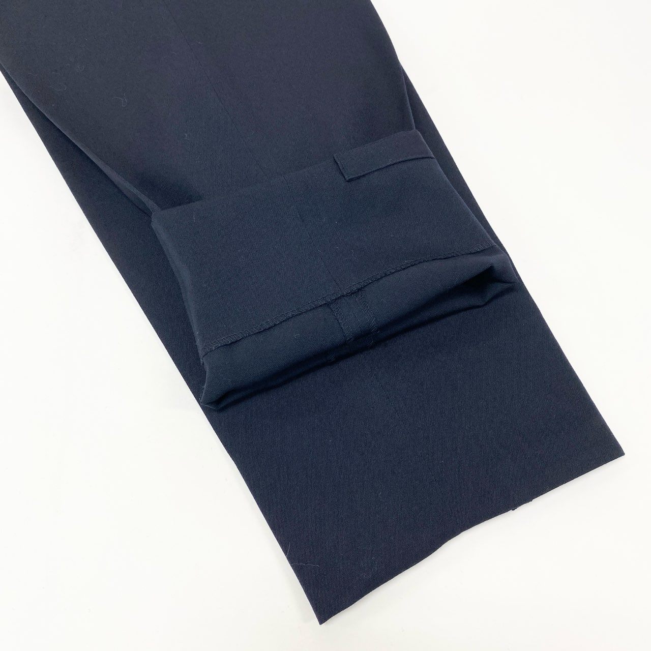 6k1 COMME des GARCONS HOMME コムデギャルソンオム 田中オム セットアップスーツ ダブルブレスト テーラードジャケット 無地 タックパンツ スラックス フォーマル  AD1992 M ネイビー ウール100％o07t