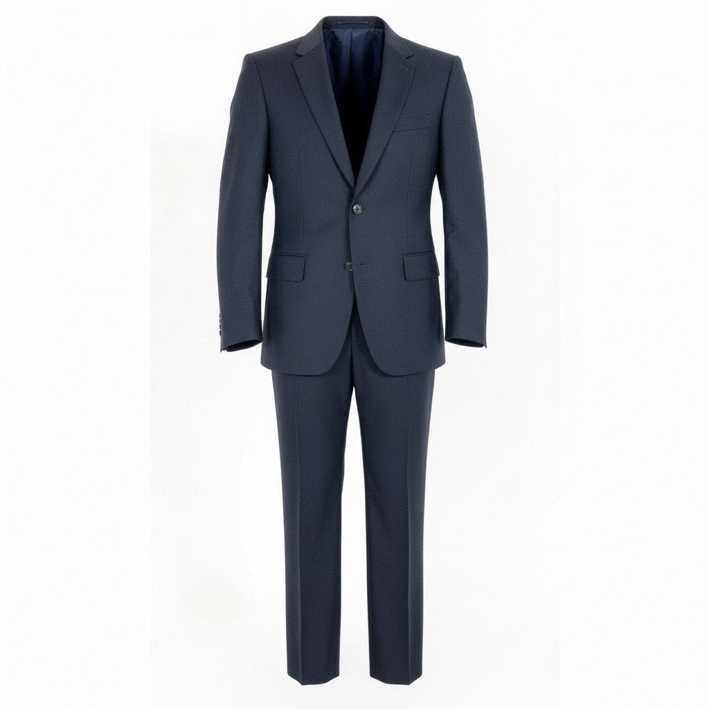 60d13 Paul Smith ポールスミス SOHO FIT セットアップスーツ シングルスーツ 背抜き ウール混 PF-ST-78862 サイズL ネイビー メンズ 紳士服o07t