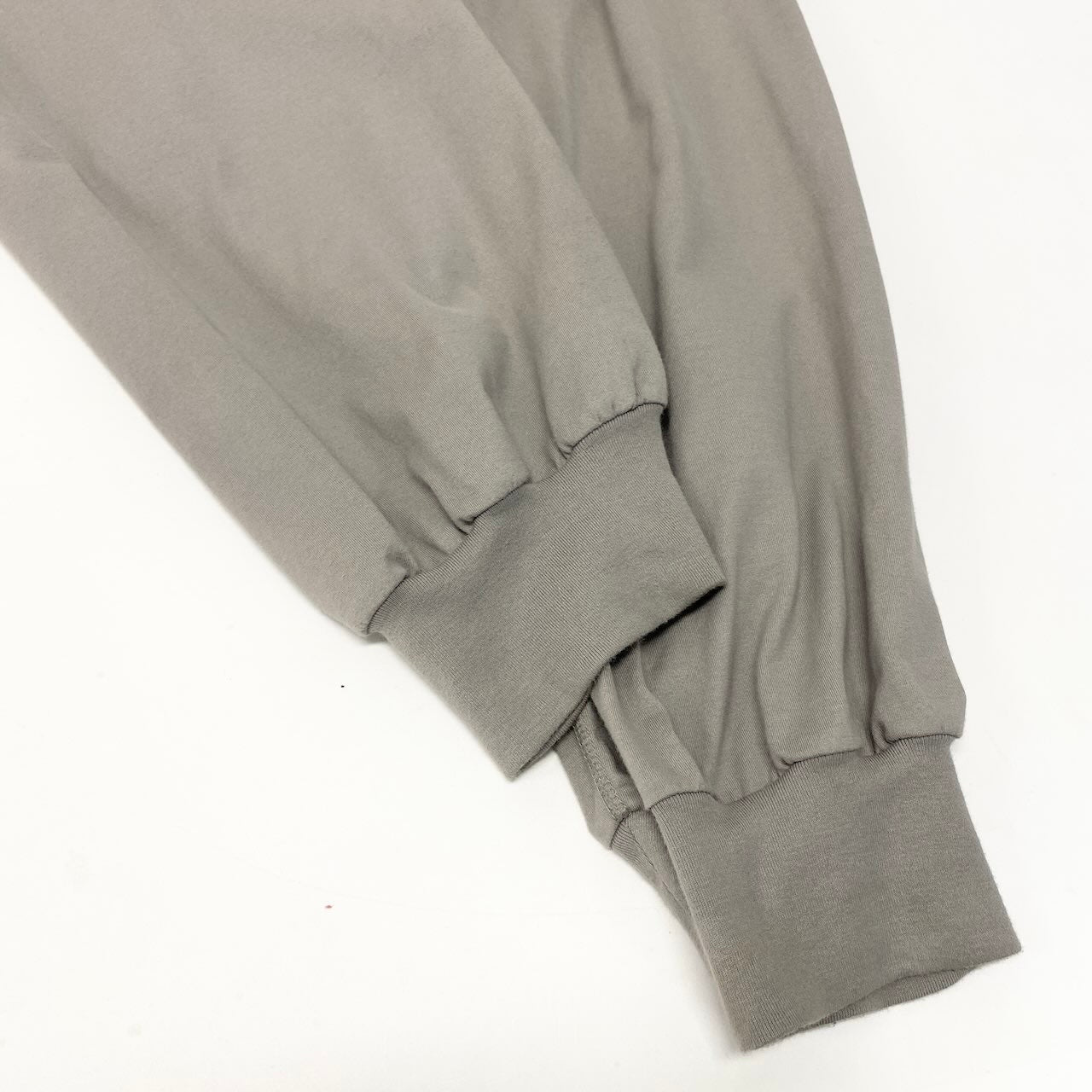 62e12 SUNSEA サンシー 23SS LAYERED RUNNING PANTS レイヤード ランニング パンツ イージーパンツ ボトムス SUNSEA2750 サイズ2 グレー系 コットン100％ メンズ 紳士服o07t